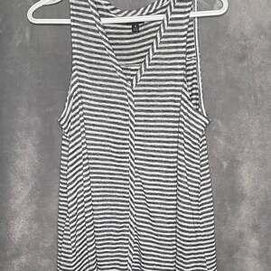 Torrid Navy/White Striped Knit Jersey Swing Tunic Tank